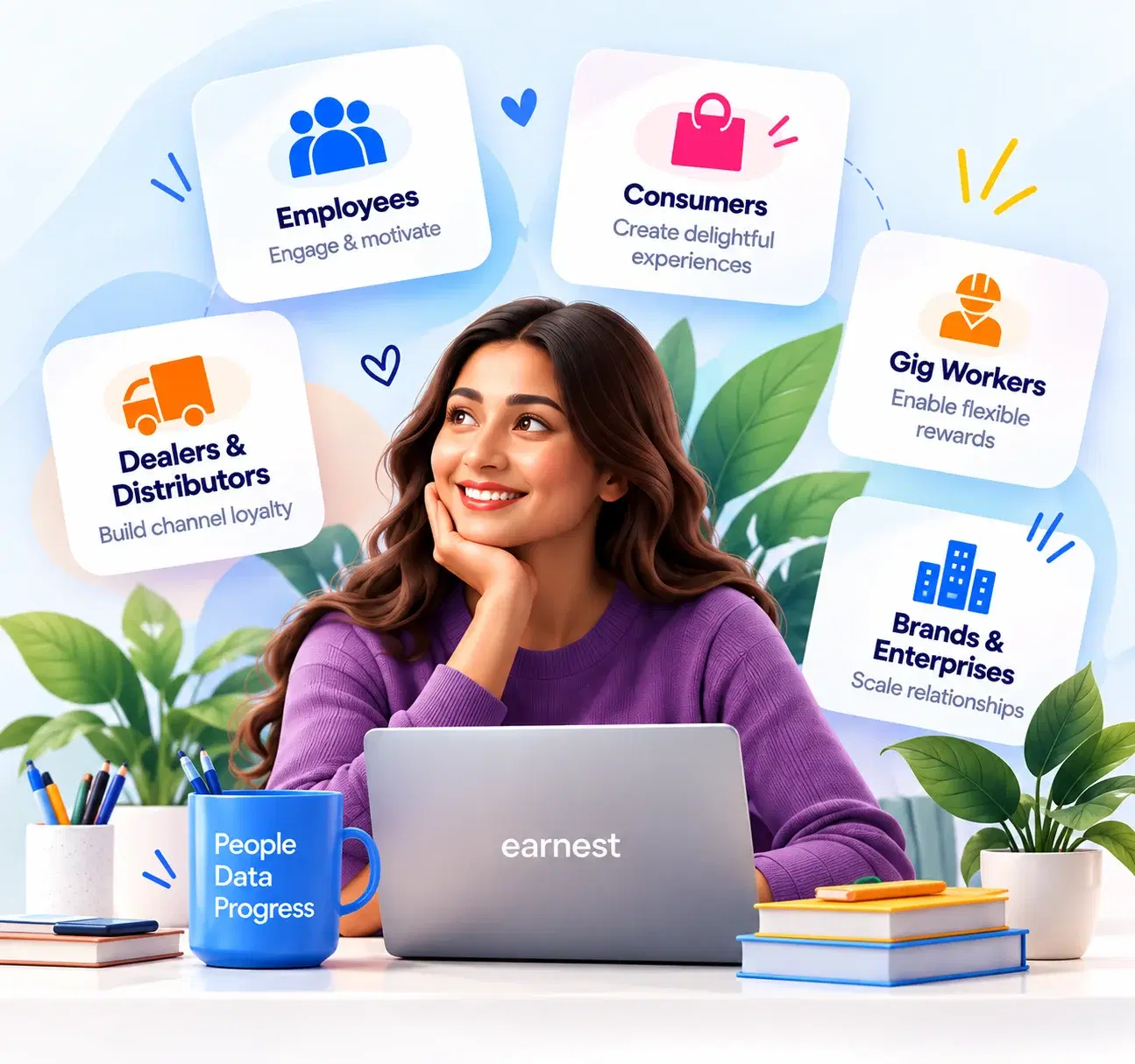 Earnest connects employees, consumers, gig workers, dealers and enterprises