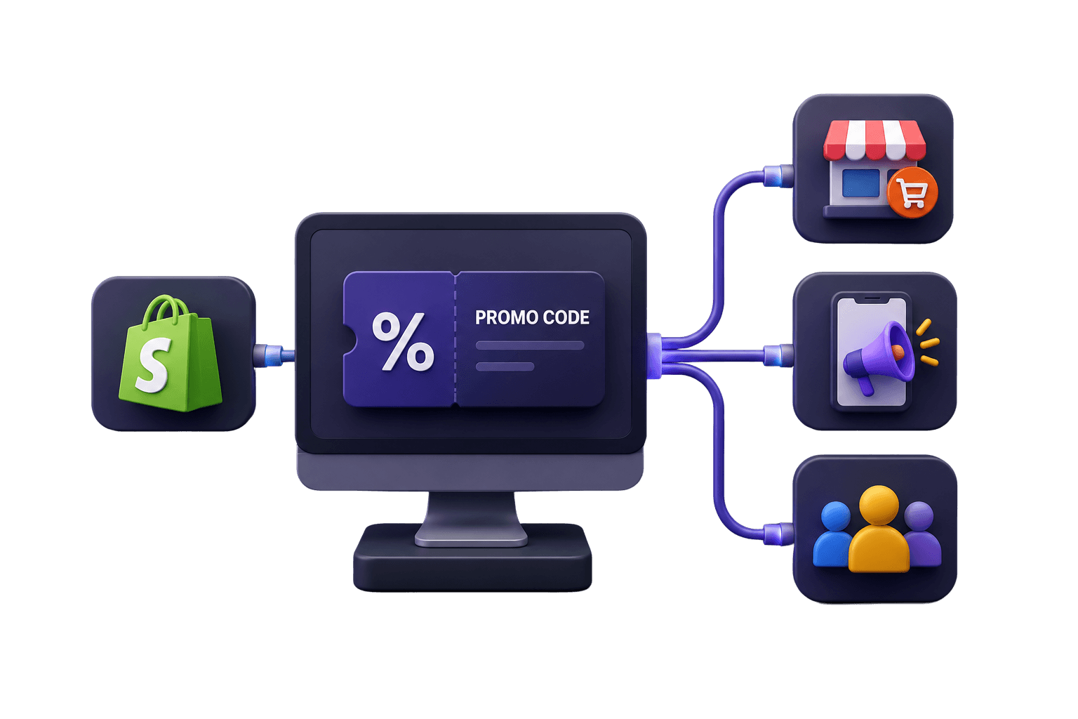 Shopify Connector Hero Visual