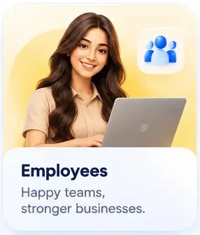 Employees — Happy teams, stronger businesses.